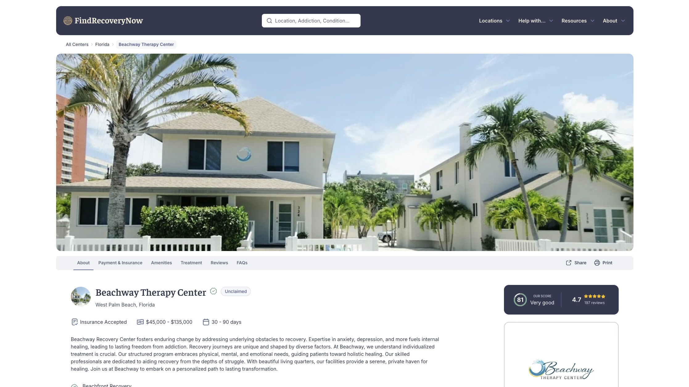 Find Recovery Now - Screenshot A